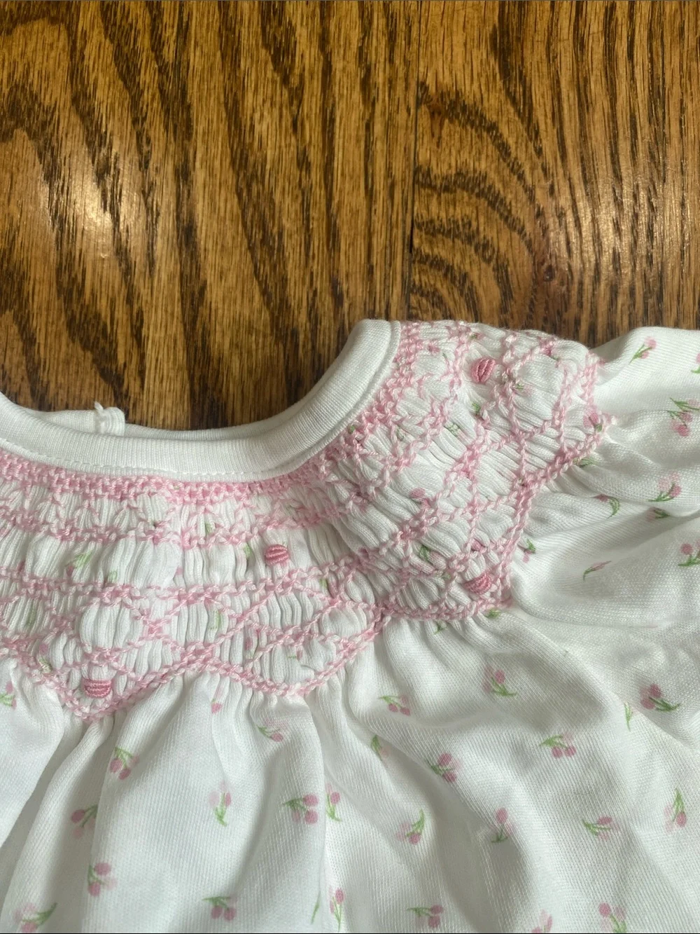bella bliss Baby Girl's Casey Floral Cotton Bubble Romper, size 6M. Like new